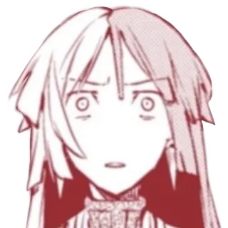 😶 Anime, Manga, Personnage, Expression, Surpris telegram sticker