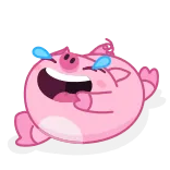 Nick Wallow Pig telegram stickers