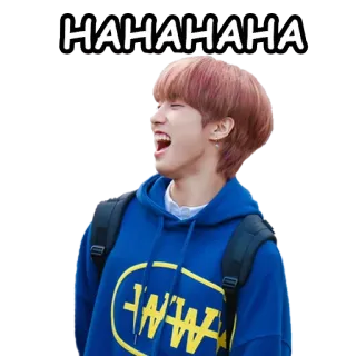 😂 HAHAHAHA risa, divertido, feliz, meme, broma, entretenido whatsapp sticker