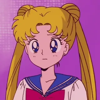 🌙 Sailor Moon anime, meisje, manga, cartoon, Sailor Moon telegram sticker