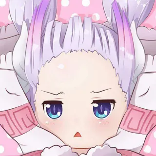 😲 Kanna Kamui Miss Kobayashi's Dragon Maid Anime, Kanna Kamui, Dragon Maid, Fofo, Garota Anime telegram sticker