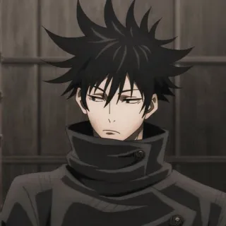 🧊 Megumi Fushiguro Jujutsu Kaisen อนิเมะ, มหาเวทย์ผนึกมาร, ฟุชิงุโระ เมงุมิ, นักคุณไสย, มังงะ, ตัวละคร, ผมสีดำ telegram sticker