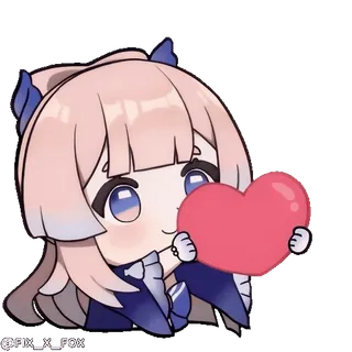 ❤️ Sangonomiya Kokomi Genshin Impact ©COGNOSPHERE whatsapp sticker