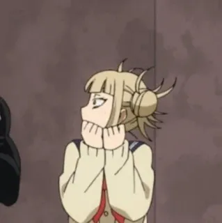💉 Himiko Toga My Hero Academia anime, my hero academia, himiko toga, villain, character telegram sticker