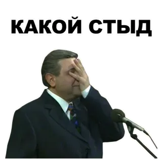 👤 КАКОЙ СТЫД vergogna, facepalm, imbarazzo, reazione whatsapp sticker