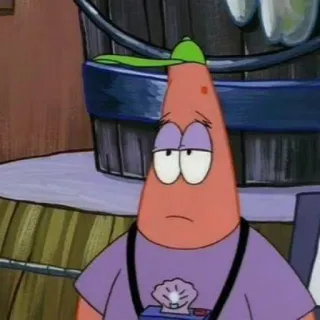🍨 Patrick Star SpongeBob SquarePants cartone animato, Patrick, stella, Spongebob, Nickelodeon telegram sticker