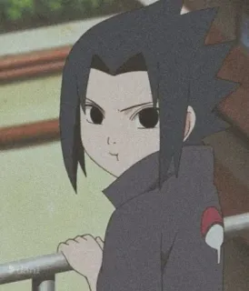 🀄️ Sasuke Uchiha Naruto Аниме, Манга, Саске, Учиха, Ниндзя telegram sticker