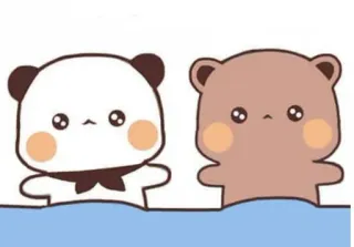 ❤️ mignon, ours, animaux, kawaii telegram sticker