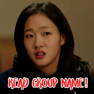 🤨 READ GROUP NAME! telegram sticker
