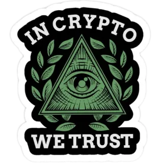 🖼 IN CRYPTO WE TRUST telegram sticker