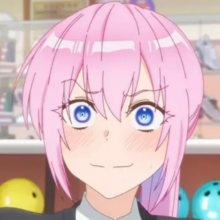 🍧 Anime, pinke Haare, Mädchen, süß, Manga telegram sticker