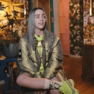 🌵 Billie Eilish 유명인, 가수, 사람, 음악가, 아티스트 whatsapp sticker