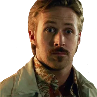 😐 acteur, Ryan Gosling, film, beroemdheid, bioscoop whatsapp sticker
