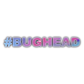💙 #BUGHEAD Bughead, Hashtag, Texto, Sticker telegram sticker