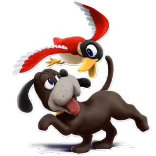 🐶 Hund, Vogel, Tier, Aufkleber telegram sticker