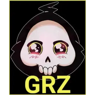 😘 GRZ grim reaper, skull, cartoon, cute, sticker, anime, death, ghost telegram sticker