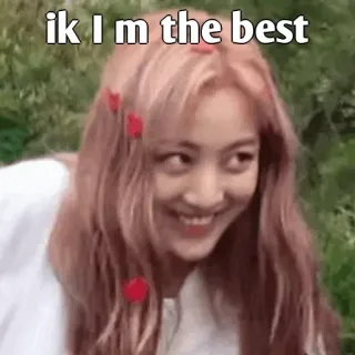👀 ik I m the best kpop, meme, divertente, ragazza, jyp, idol telegram sticker