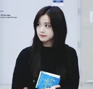 🦋 Jisoo off the page. just like an angel off the page. celebrytka, kpop, idol, piosenkarka, kobieta, moda, blackpink telegram sticker