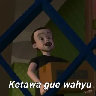 😁 Sid Phillips Toy Story Ketawa gue wahyu animation, personnage, sourire, dessin animé, scène telegram sticker