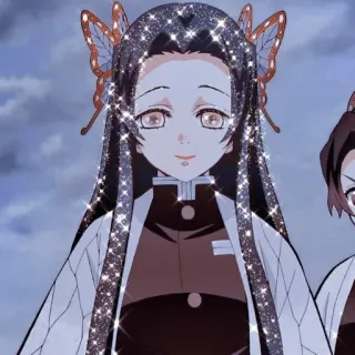🦋 Kanae Kocho Demon Slayer Anime, Demon Slayer, Kanae Kocho, Vlinder, Manga telegram sticker