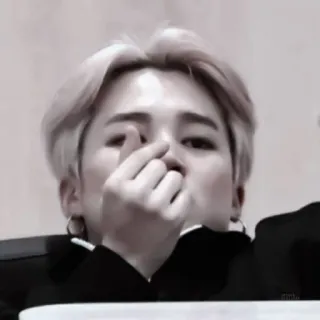 🀄 Jimin 지민, BTS, K팝, 손하트, 한국팝, 아이돌 whatsapp sticker