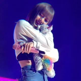 🐰 Lisa person, sängerin, promi, frau, blackpink telegram sticker