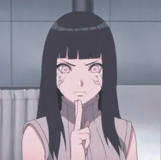 💎 Hyuga Hinata Naruto anime, ninja, byakugan, hinata, naruto, hyuga, female telegram sticker