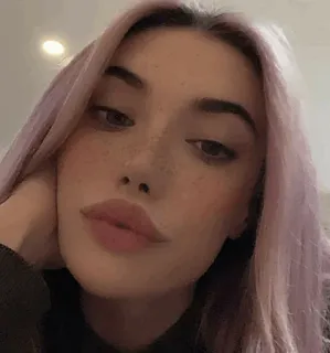 ☁️ femme, portrait, fille, beauté, visage, selfie telegram sticker