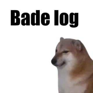 🎭 Bade log 도지, 밈, 개, 나쁜 녀석 telegram sticker