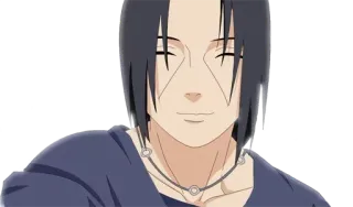 😊 Itachi Naruto 动漫, 火影忍者, 鼬, 宇智波 telegram sticker