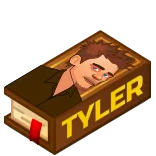 📒 Tyler TYLER person, name, buch whatsapp sticker