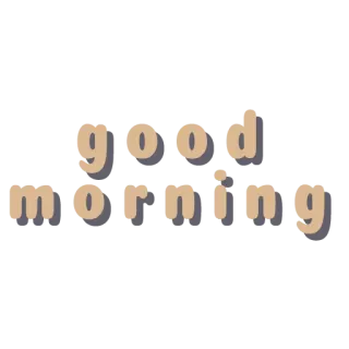🌤 good morning bom dia, saudação, manhã, texto whatsapp sticker