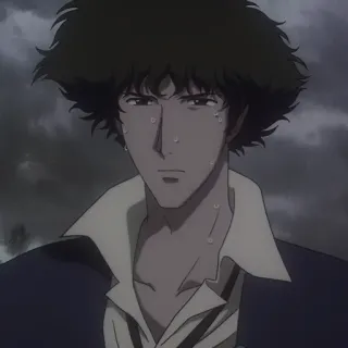 🚬 Spike Spiegel Cowboy Bebop Anime, Cowboy Bebop, Spike Spiegel, Western espacial, Bebop, Cool whatsapp sticker