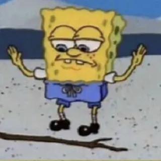 🤨 Spongebob Squarepants Мультфильм, Спанч Боб, Квадратные Штаны, Анимация, Смешной telegram sticker