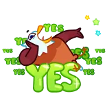Beefy Eagle telegram stickers