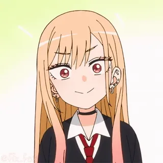 ☺️ Marin Kitagawa My Dress-Up Darling อนิเมะ, การ์ตูน, ผู้หญิง, ตัวละคร, น่ารัก, มาริน คิตากาวะ, My Dress-Up Darling, ยิ้ม telegram sticker