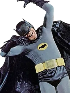😆 Batman Бэтмен, DC Comics, Супергерой, Комикс, Адам Уэст whatsapp sticker