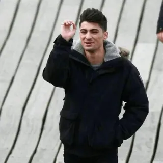 🥀 Zayn Malik persona, hombre, chaqueta, famoso, cantante telegram sticker