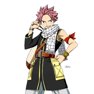 🤠 Natsu Dragneel Fairy Tail Anime, Fairy Tail, Natsu Dragneel, Adesivo, Desenho animado telegram sticker