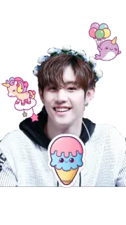 ❤️ person, smile, flowers, ice cream, balloons, unicorn telegram sticker
