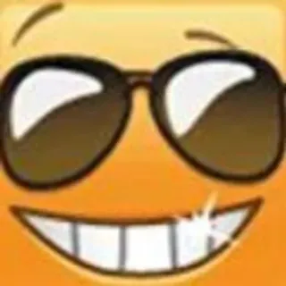🤠 emoji, sunglasses, cool, smile whatsapp sticker