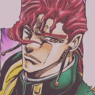🌟 Noriaki Kakyoin JoJo's Bizarre Adventure Anime, Manga, Noriaki Kakyoin, JoJo's Bizarre Adventure, Personnage, Illustration telegram sticker