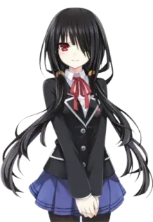 😋 Kurumi Tokisaki Date A Live Anime, Personaggio, Ragazza, Date A Live, Kurumi Tokisaki telegram sticker