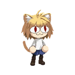 😼 Neco-Arc 涅槃弧, 动漫, 猫, Q版, 搞笑, 可爱 telegram sticker