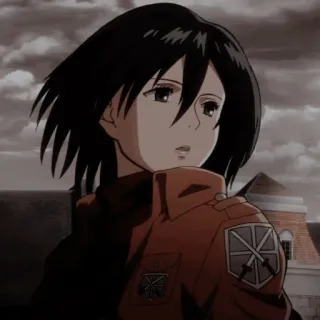 Stiker mikasa punya mika telegram stickers
