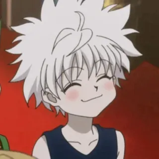 ➖ Killua Hunter x Hunter anime, killua, hunterxhunter, cute, cartoon telegram sticker