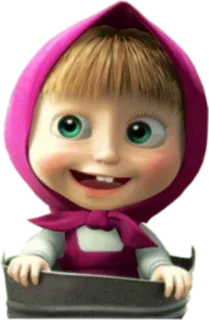😏 Masha Masha and the Bear kartun, Masha, Masha dan Beruang, anak-anak, animasi telegram sticker