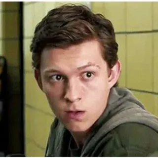 😨 Tom Holland actor, celebridad, retrato, hombre, joven, hollywood telegram sticker