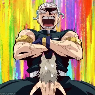 💎 Tengen Uzui Demon Slayer Anime, Manga, Demon, Wojownik, Miecz telegram sticker