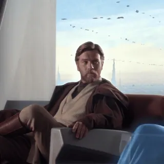 💫 Obi-Wan Kenobi Star Wars Obi-Wan Kenobi, Star Wars, Jedi, Science Fiction, movie, tv, character telegram sticker